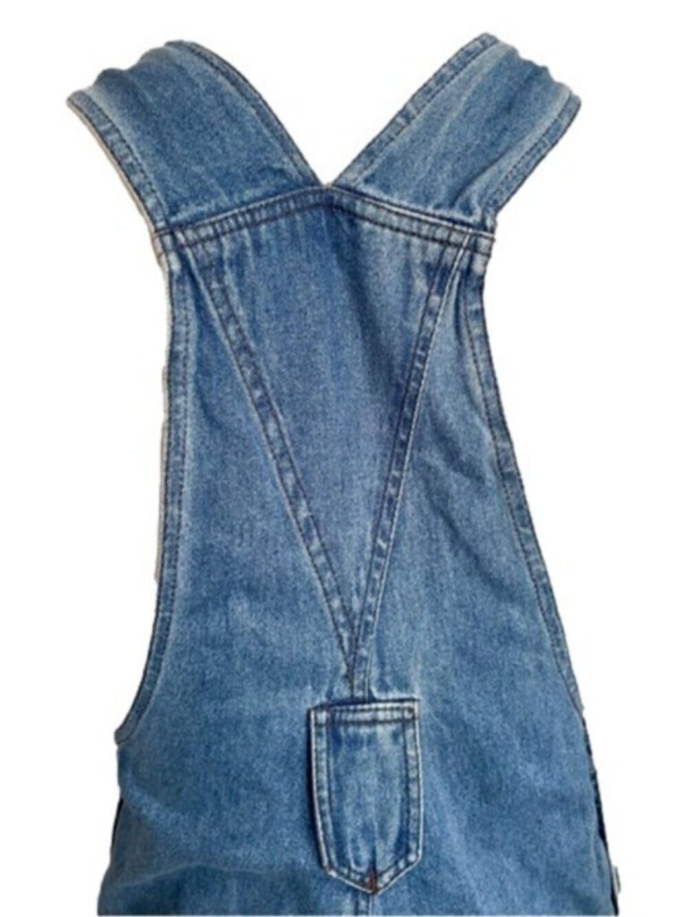 Vintage Guess Straight Leg Denim Bib Overalls - XS/S - Picture 9 of 13